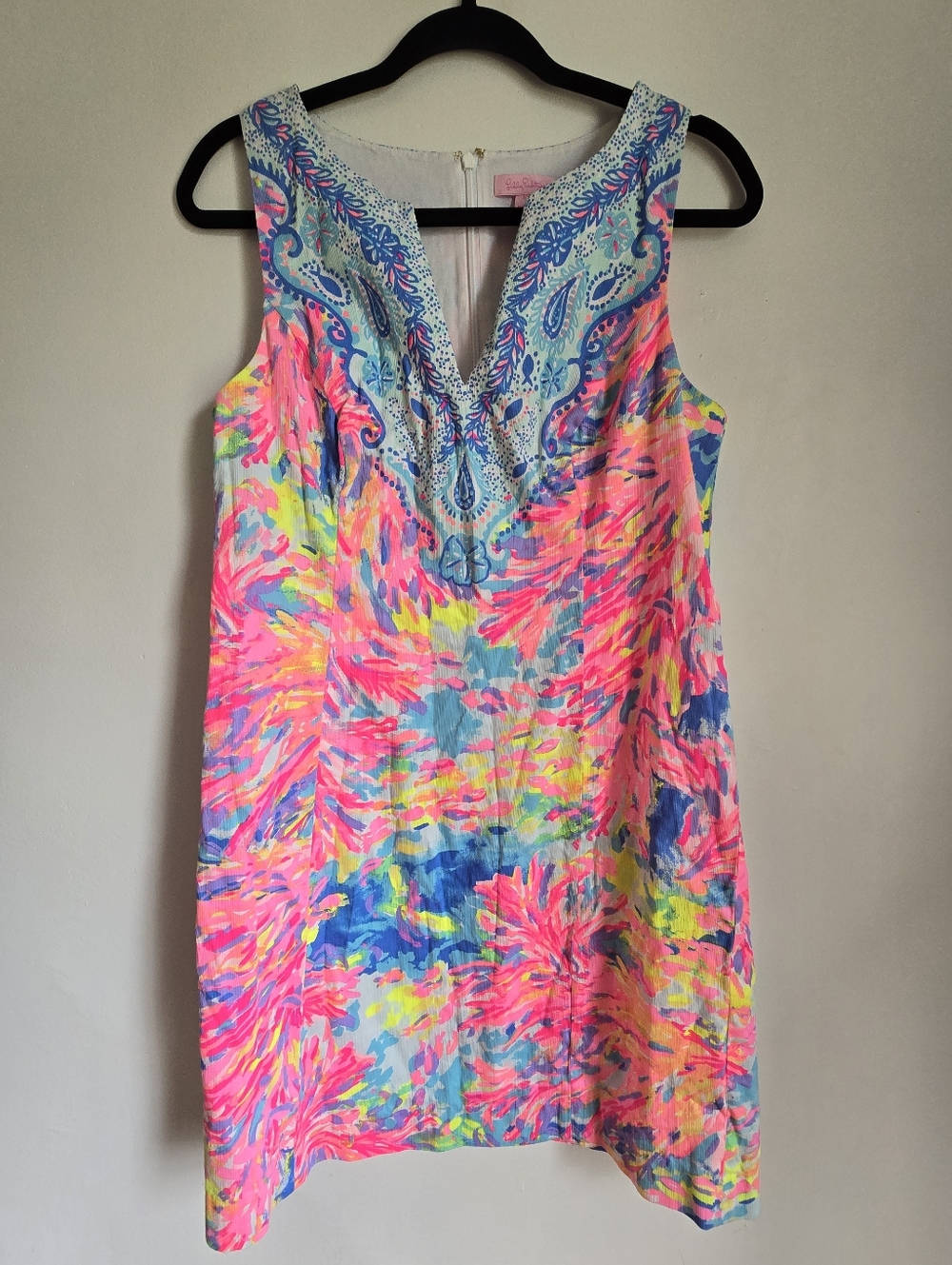 LILLY PULITZER FALLON SHIFT MULTI PALM BEACH CORAL